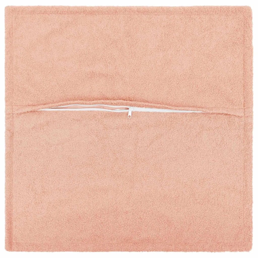 Federa 6 pcs HOUTEN Rosa 50 x 50 cm Bouclé 919127