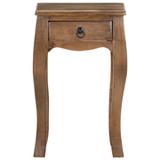 Comodino 28x28x46 cm in Legno Massello di Mango 321709