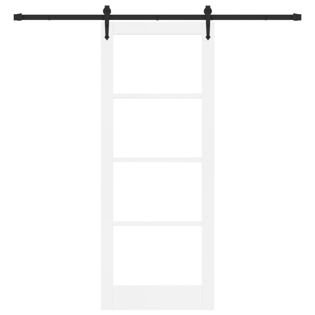 Porta scorrevole  con set hardware 'ORKDAL'Bianco 83x211 cm