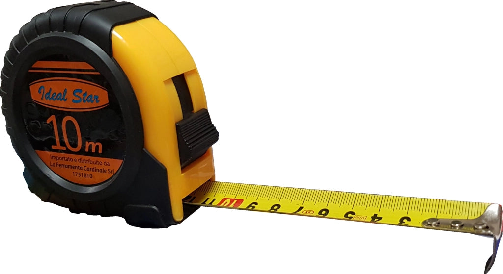 FLESSOMETRO IN ABS/GOMMA IDEAL STAR mt 10x25 mm - IDEAL STAR