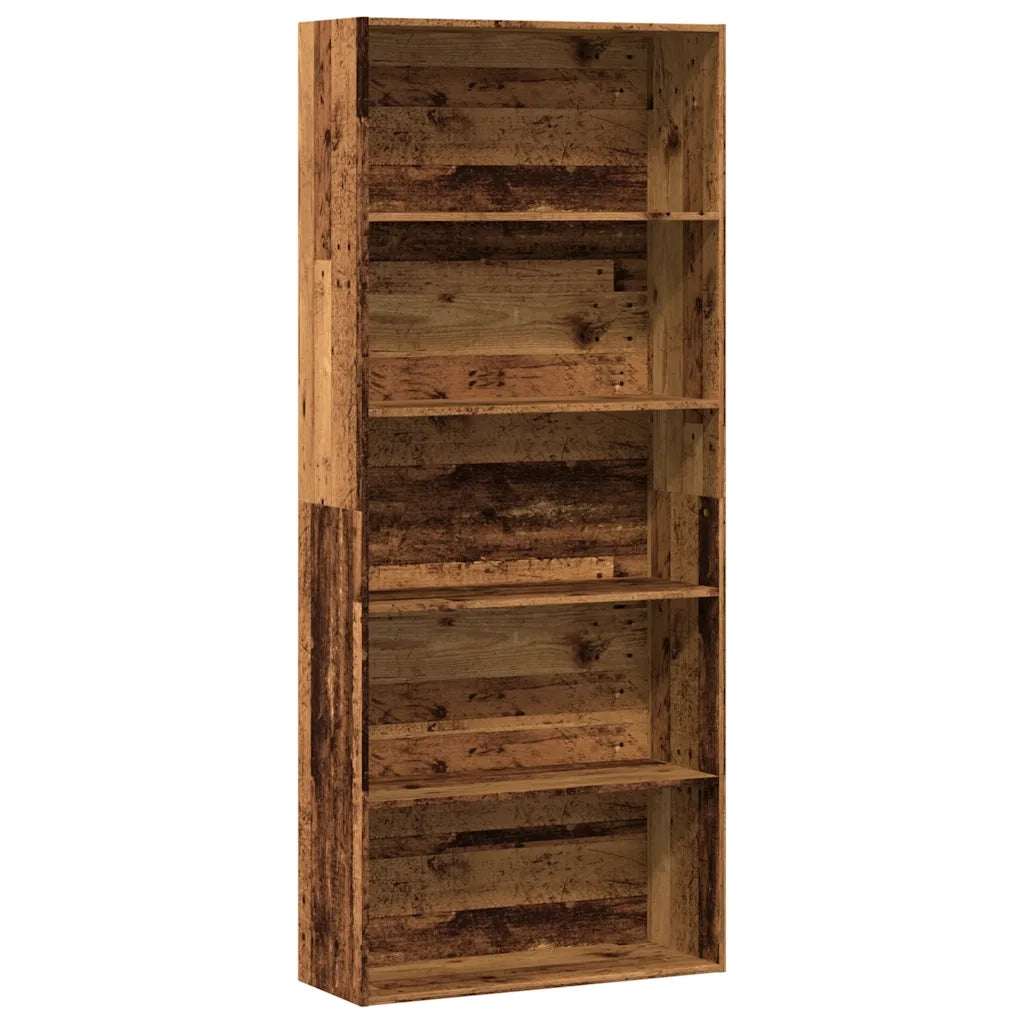 Libreria Legno Antico 80x30x189 cm in Legno Multistrato 3314676
