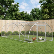 Pollaio Argento 400 x 150 x 100 cm Acciaio zincato 3434661