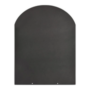 Pedana salvapavimento per stufe a legna e pellet in acciaio 90x80
