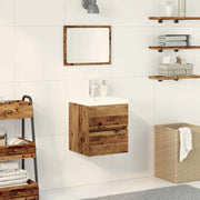 Armadio per Lavabo da Bagno Rovere Nero 41 x 39 x 62 cm 3333144