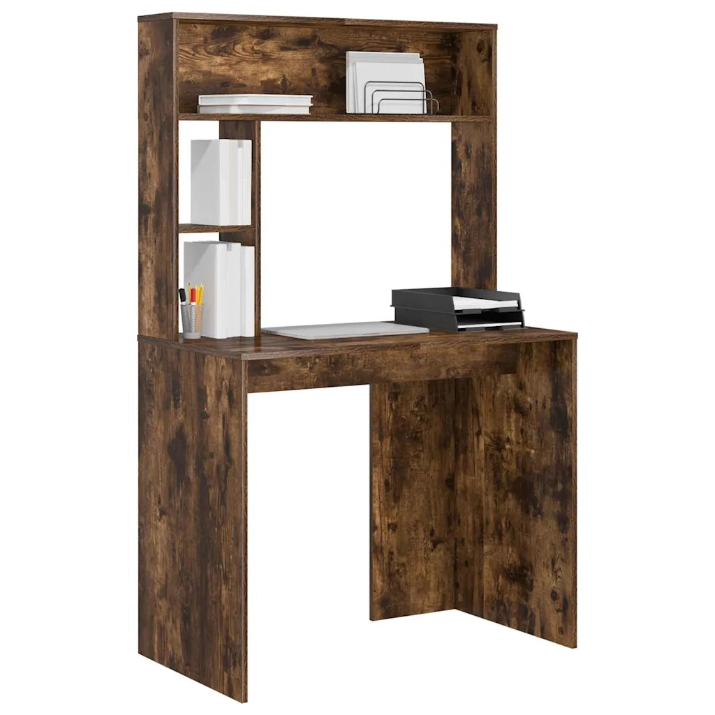 Scrivania Rovere fumé 91 x 50 x 149 cm Legno ingegnerizzato 869262