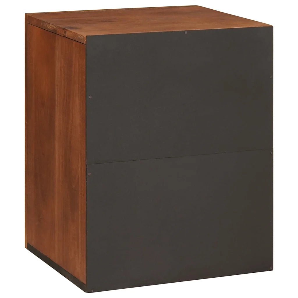 vidaXL Mobile da Bagno con lo scaffale Marrone 38 x 33.5 x 48 cm