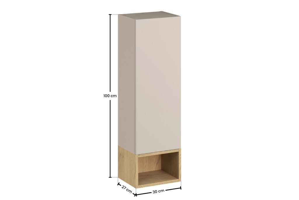 Set mobili bagno con półsłupkiem e regałem Dalia Cashmere 1401 x 1401 x 1401 cm
