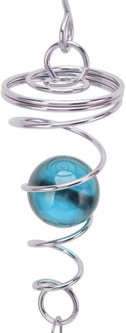 Accessori per giardino decorativi - Ventilatori da giardino metallici - Blu - Decorazione per giardino - Adatto per esterno - 2 pezzi