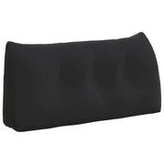 Cuscino per Schiena | Cuscino dorsale Nero 100 x 24 x 50 cm Velluto