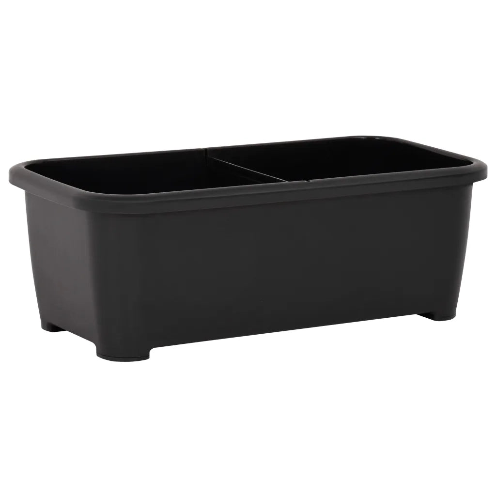 Fioriera | Cassetta per fiori | Vaso Rialzata 77x38,7x82 cm in PP
