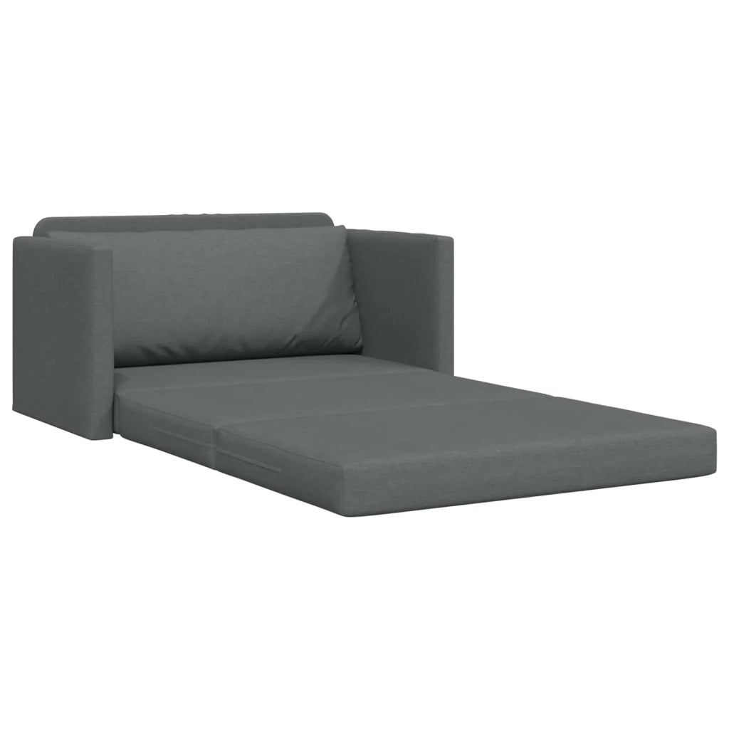 Divano letto 110cm Grigio scuro Tessuto 4106692