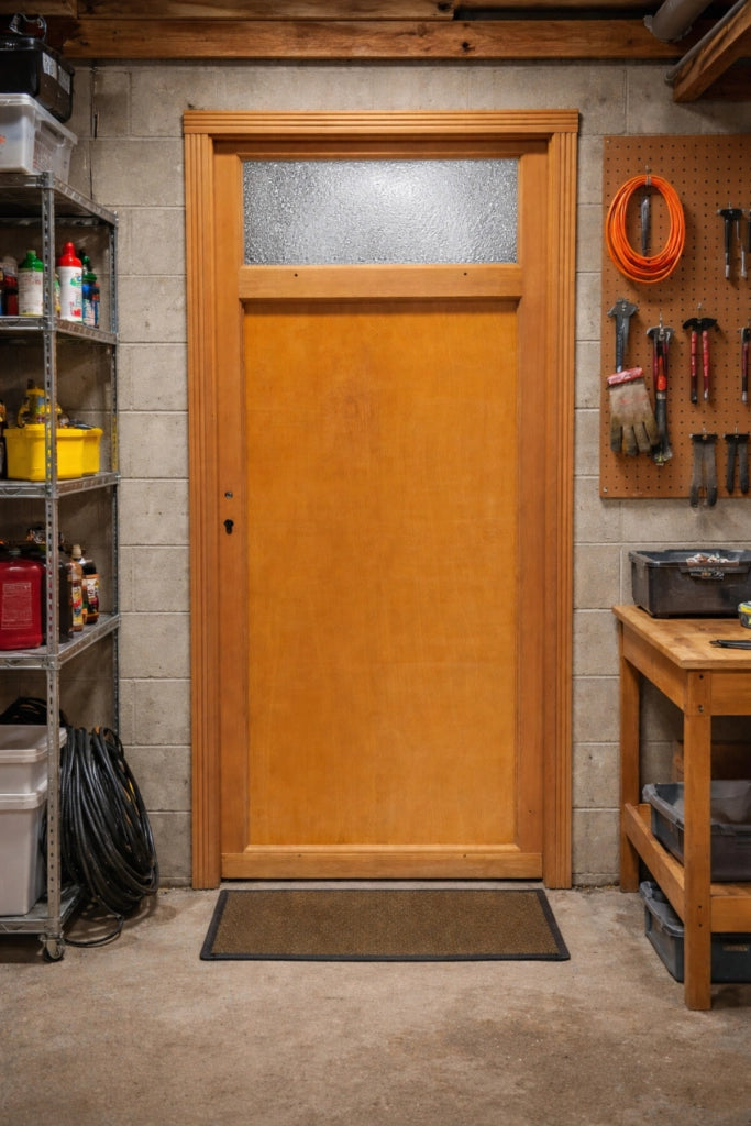 Porta di servizio in legno 'Pagos' Modello 200X80 Spinta a destra (Dimensioni tavola) senza maniglia