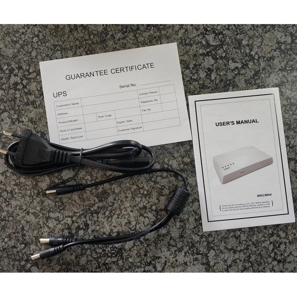 Trade Shop - Mini Ups Alimentatore Portatile Batteria Ricaricabile Q-a212 17 W Backup Router -