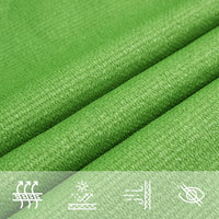 Vela Parasole 160 g/mÂ² Verde Chiaro 5x6x6 m in HDPE