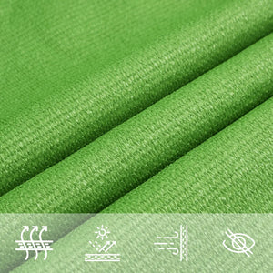 Vela Parasole 160 g/mÂ² Verde Chiaro 5x6x6 m in HDPE