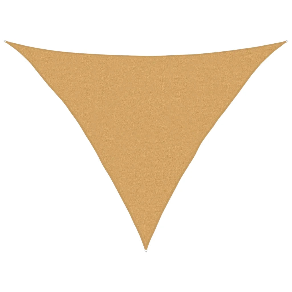 Vela Parasole 160 g/mÂ² Triangolare Sabbia 2,5x2,5x3,5 m in HDPE