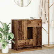 Credenza con Cassetti e Ante Legno Antico 70,5x34x74,5 cm 861848