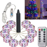 Cavo di illuminazione 10 pezzi 2 metri filo di rame cavo di illuminazione USB 20 perle LED impermeabile per illuminazione di vetro DIY varie scene luce da festa - illuminazione di festa