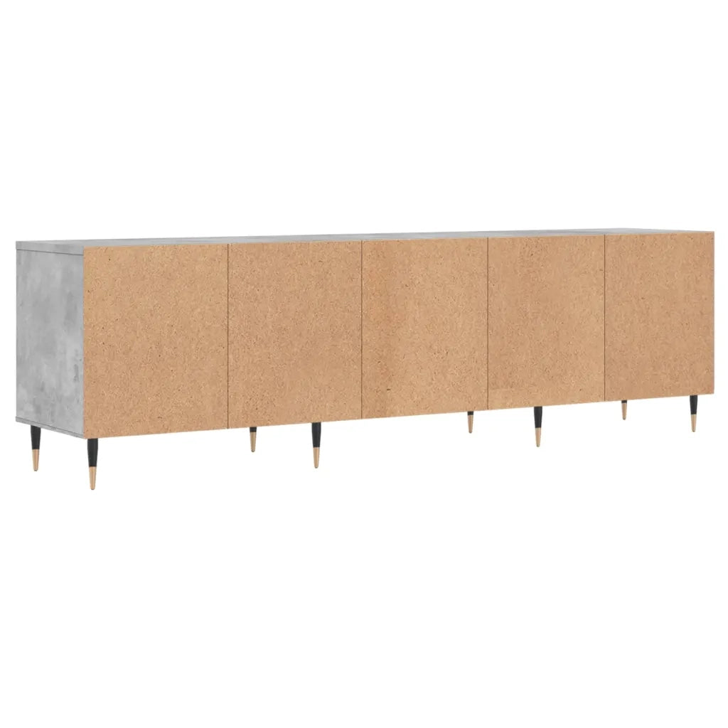 Mobile TV Grigio Cemento 150x30x44,5 cm Legno Multistrato 831264