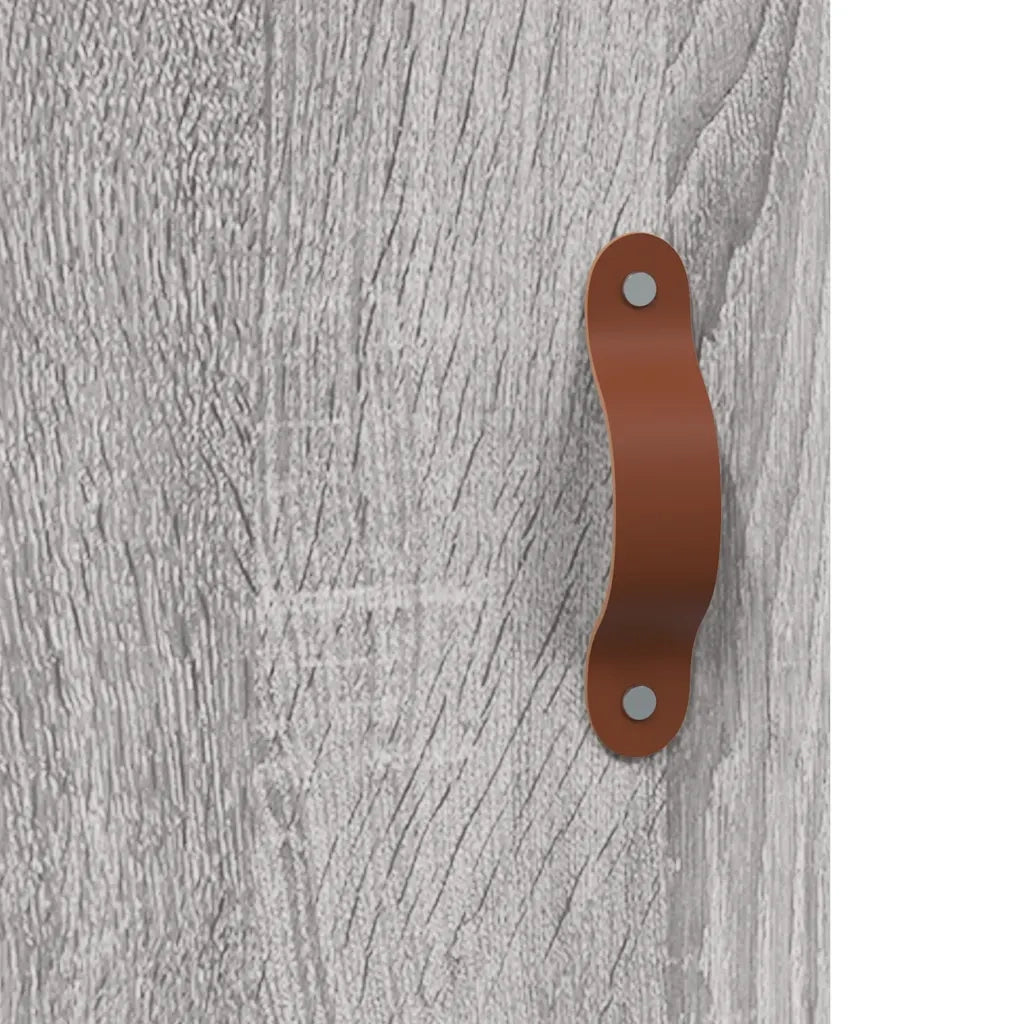 Armadietti a Parete 2 pz Grigio Sonoma in Legno Multistrato CFW8069407