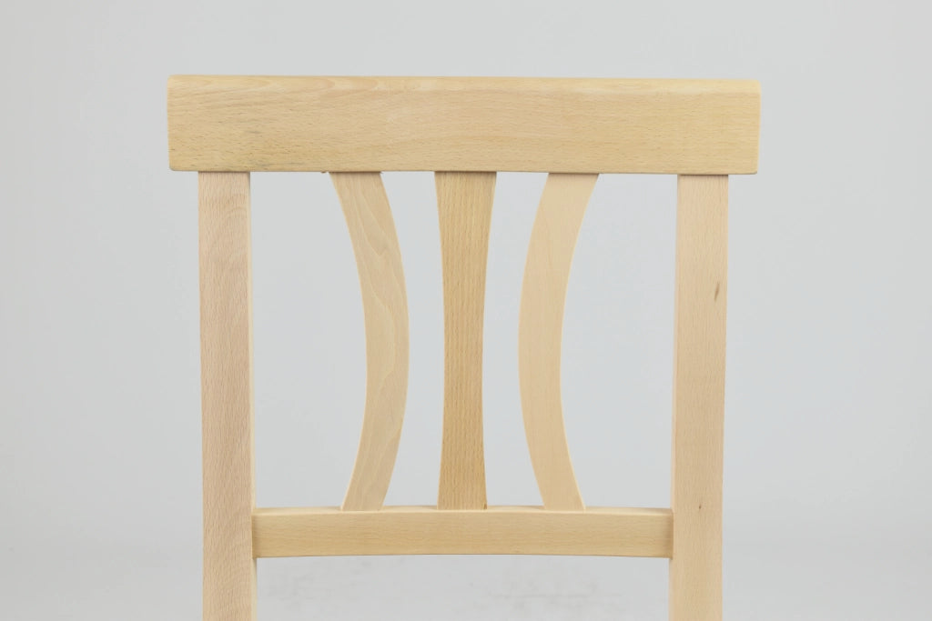 Set 6 sedie Artemisia Tommychairs, struttura in legno di faggio levigato, non trattato, 100% naturale e seduta in legno