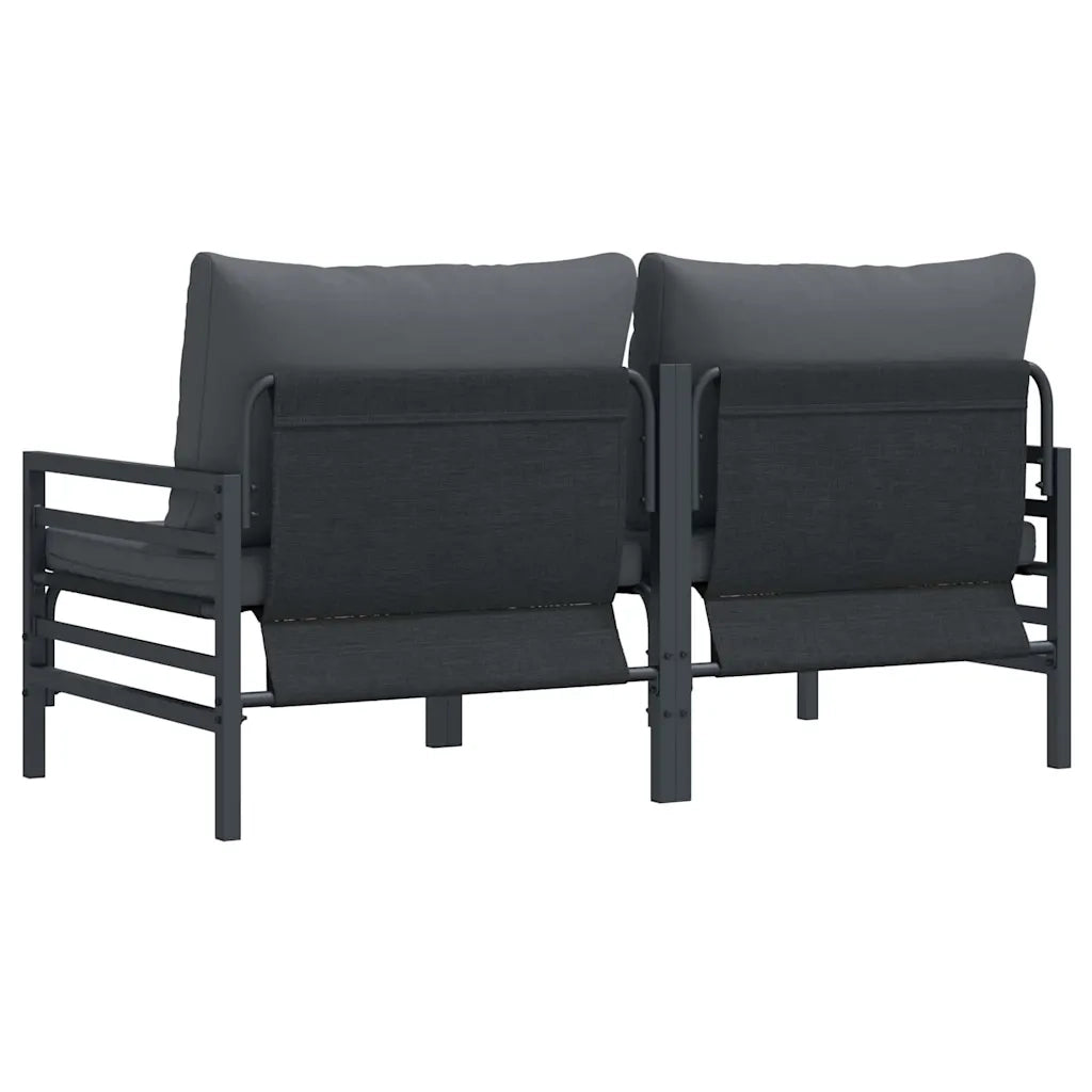 Mobili da Esterno 2 Pezzo Antracite 80 x 80 x 71 cm Acciaio CFW6163784