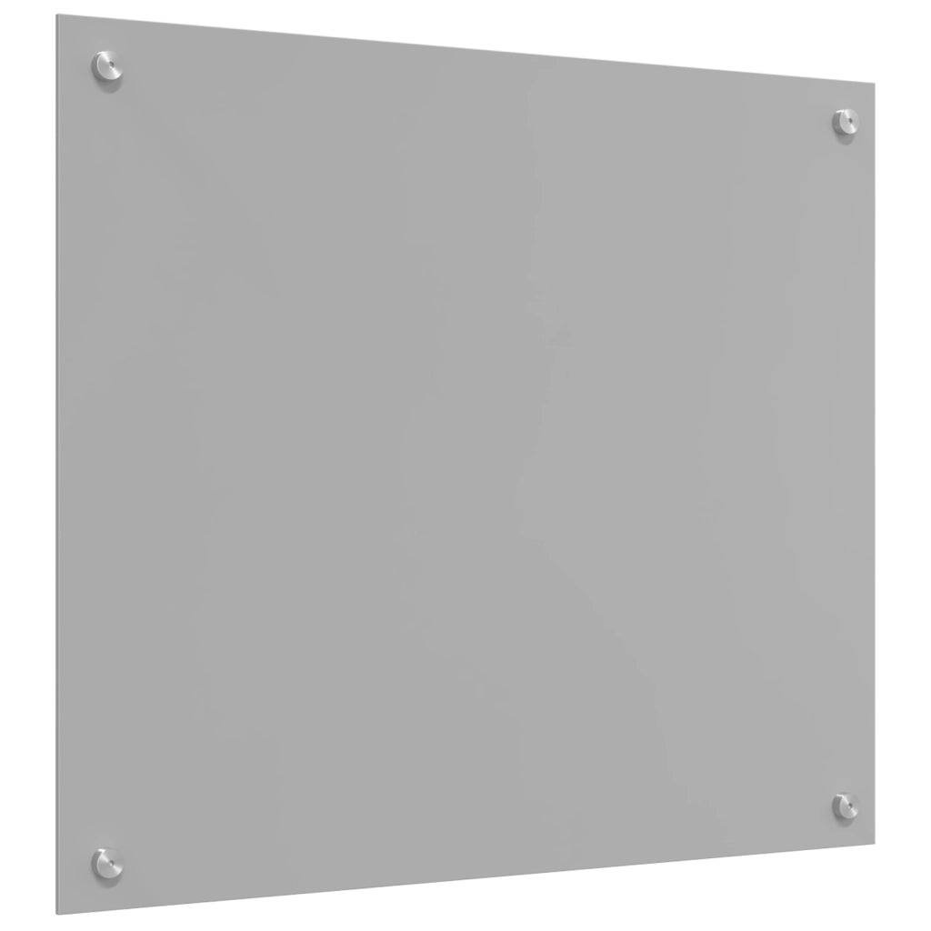 Pannello cucina  Grigio chiaro 70x60x0,6 cm Vetro temperato