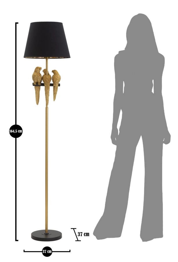 LAMPADA DA TERRA PAPPAGALLO CM � 37X164,5