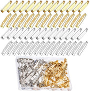 Spine Vite per Lavori Manuali - 120 pezzi - 25 mm - Spine a Gancio - Ideali per Progetti di Fai da Te - Metallo