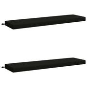 Cuscini per Panchina a 2 Pezzi SOEST 2 pz 100% Poliestere Nero 949907