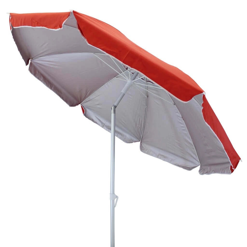 Ombrellone da spiaggia 1 8 m colore casuale in acciaio nylon - DROGO