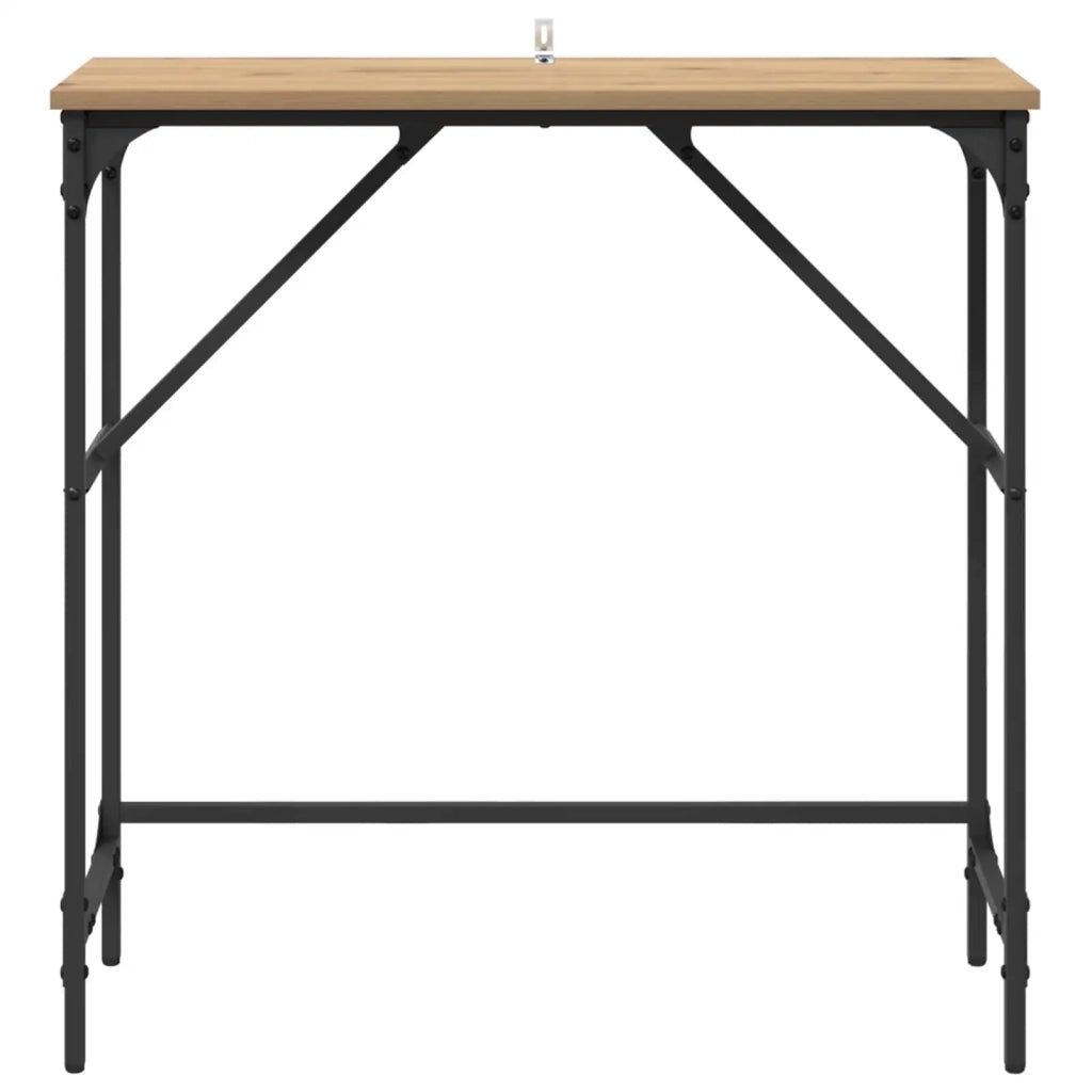 Tavolo consolle Rovere artigianale 75 x 32 x 75 cm