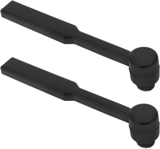 Pulitore Stilo - Set di 2 Spazzole - Nero.