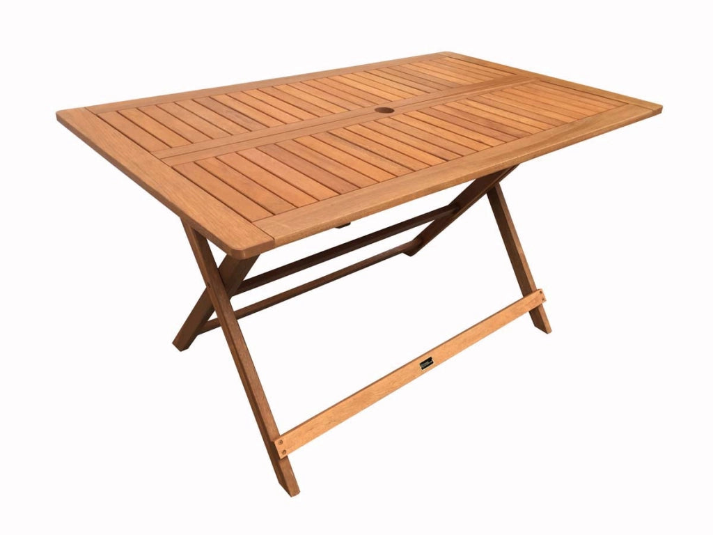 Mobili da giardino "Seoul" - 1 tavolo + 6 sedie - acero - beige