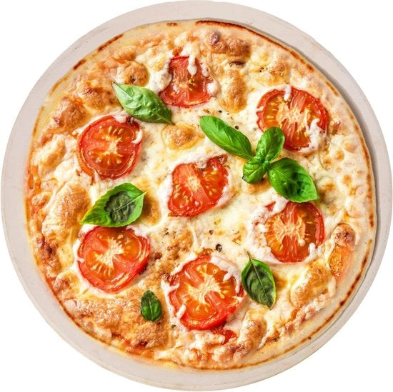 Pietra per pizza 30 cm resistente al calore in cordierite per base croccante e topping succosa