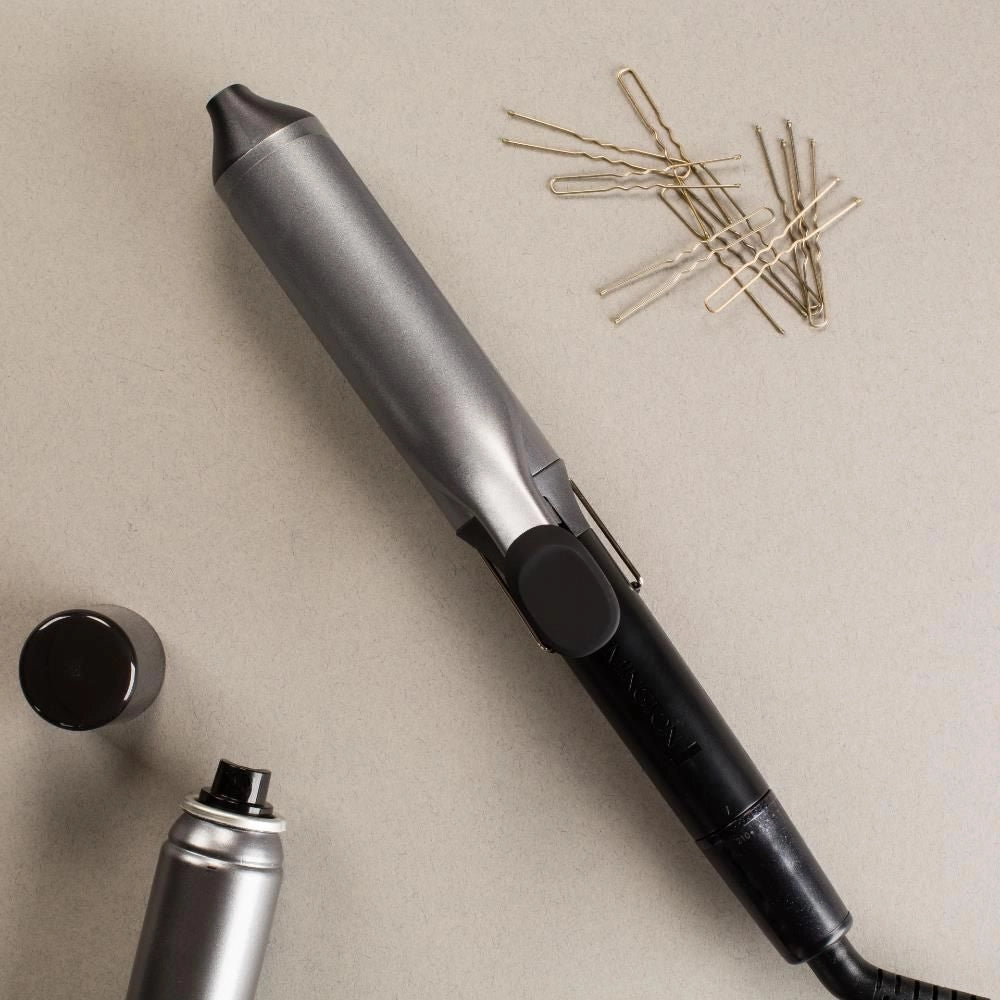 Remington Pro Big Curl Ferro arricciacapelli Caldo Nero, Grigio