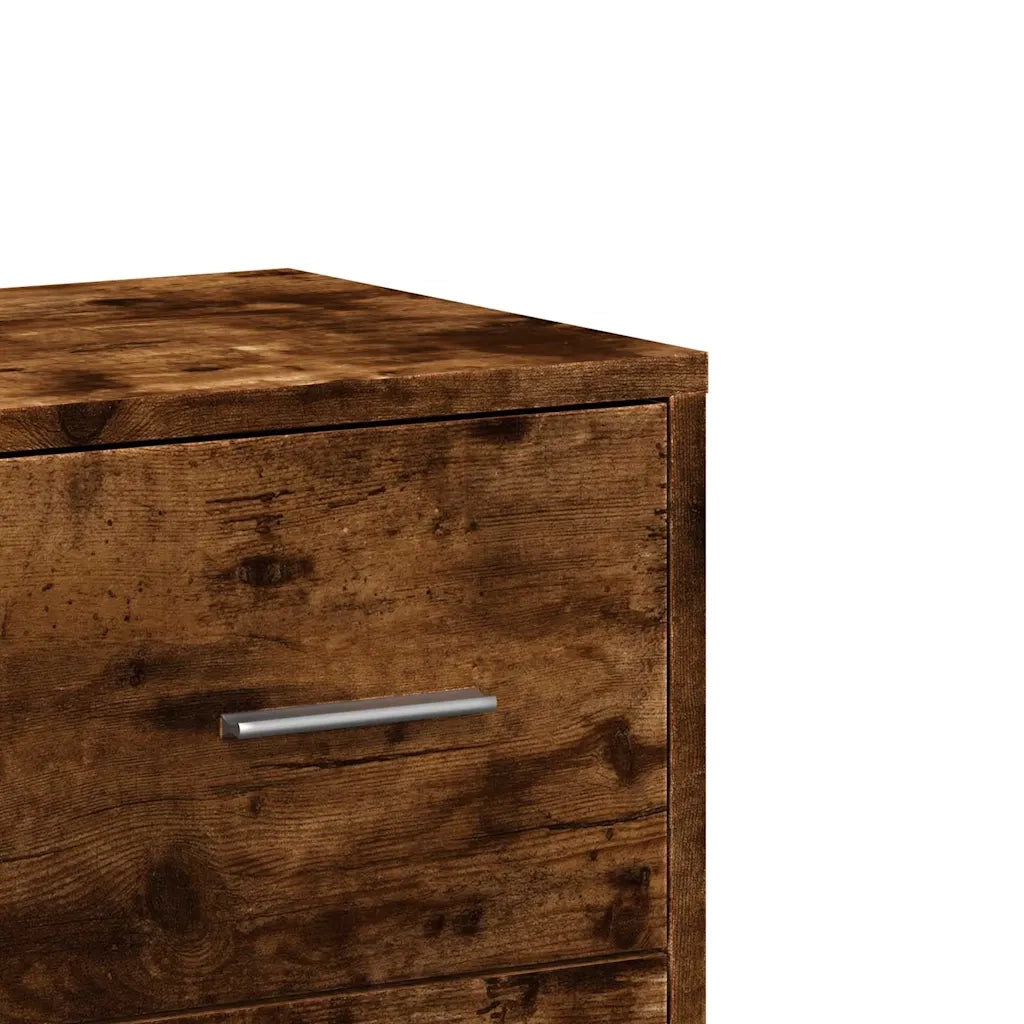 Credenze 2 pz | Madia | Buffet da pranzo | Armadio da pranzo Rovere Fumo 60x31x84 cm in Legno Multistrato