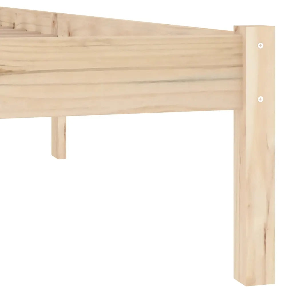 Giroletto senza Materasso-Struttura Letto 152x203 cm in Legno di Pino Queen