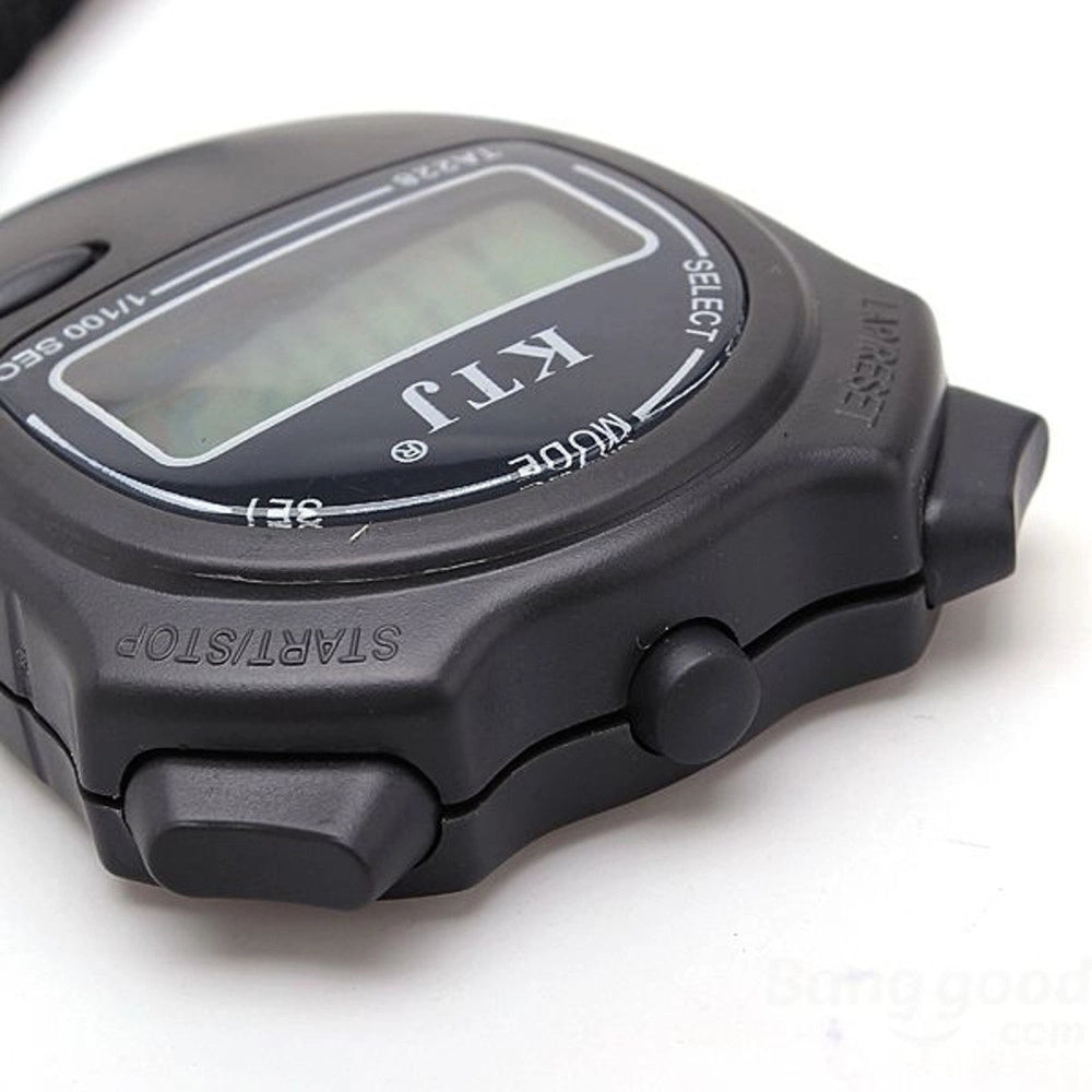Trade Shop - Cronometro Cronografo Digitale Con Display Lcd Pro Sport Fitness Palestra Ta228 -