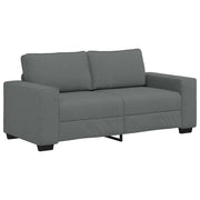 Divano | Divano da soggiorno | Sofa a 2 Posti Grigio Scuro 180x77x82 cm in Tessuto