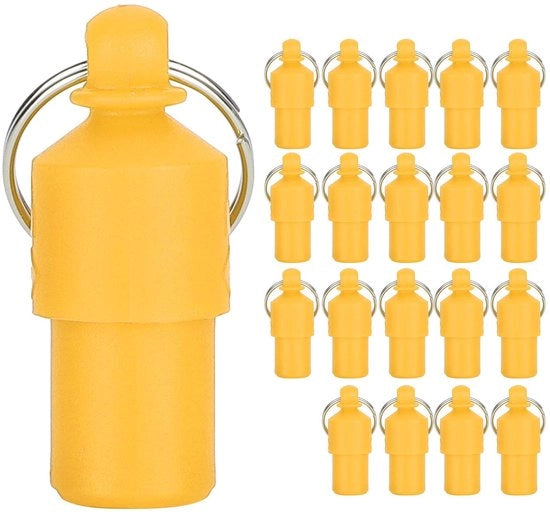 Etichetta di Identificazione per Animali da Compagnia - 20 pezzi - Hanger Antiperdita - Plastica - Etichetta Nome/Indirizzo - Adatto per Gatti/Cani - Lunghezza 3 cm - Etichetta per Animali da Compagnia