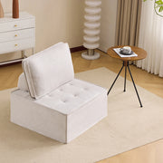 Canap?? semplice per camera - Xylo - Set salotto con pouf