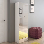 Mobile Portascarpe Stazzema, Scarpiera 6 Ripiani, 51x28x160h cm Bianco