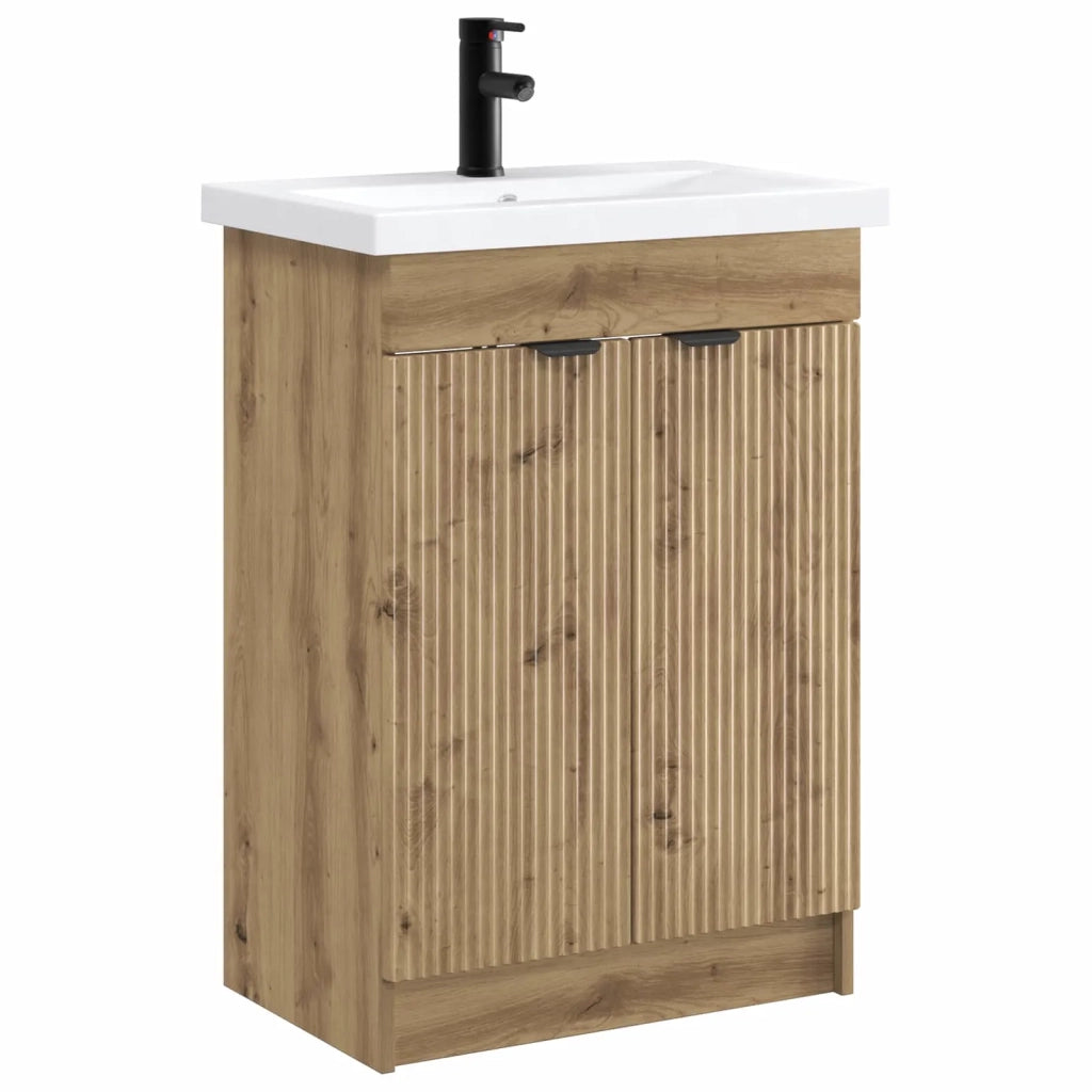 Set di mobili per il bagno Rovere Artigianale 56 x 37,5 x 81 cm 3404153
