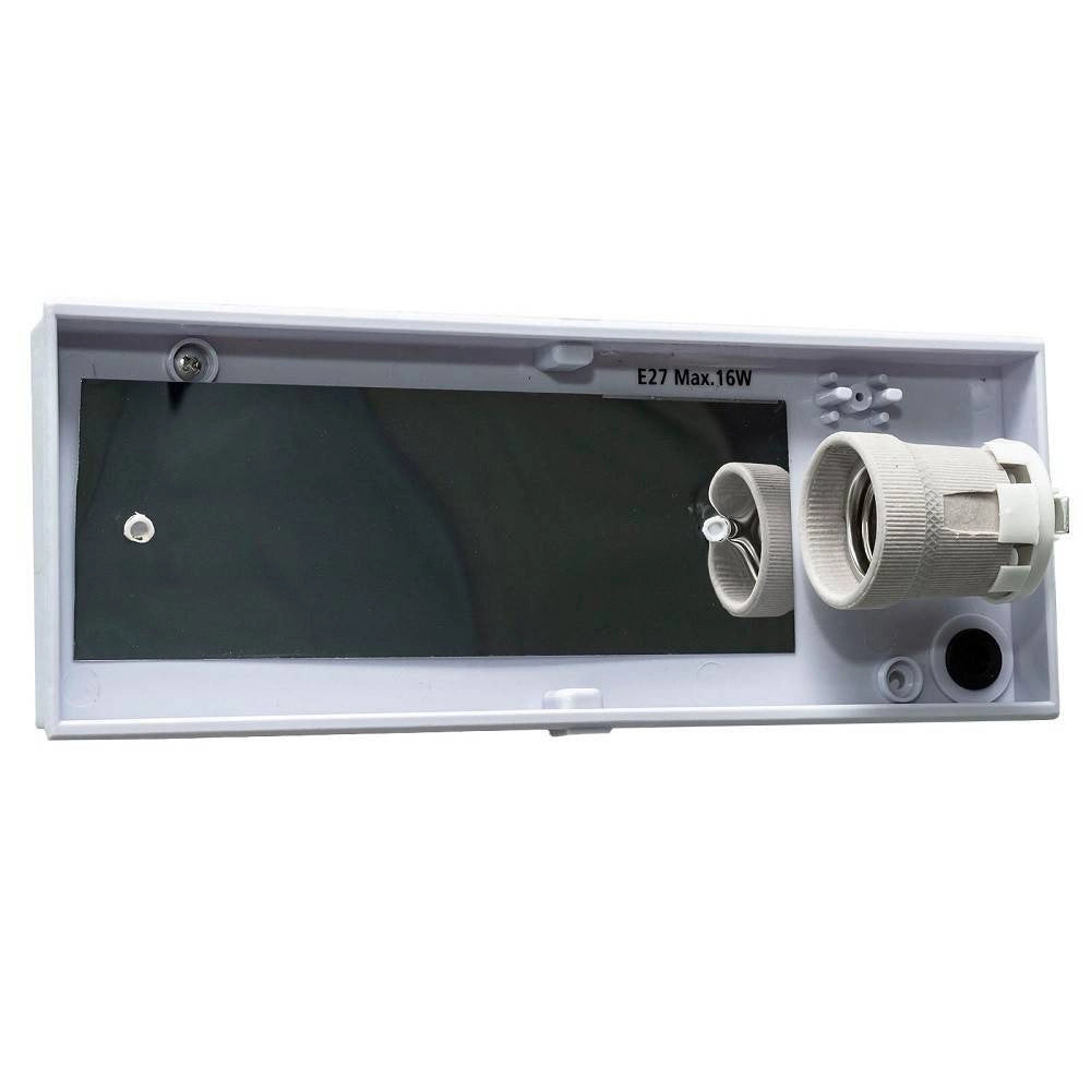 Trade Shop - Applique Led Esterno Lampada E27 Luce Moderna Parete Muro Giardino Cortile S101-a -
