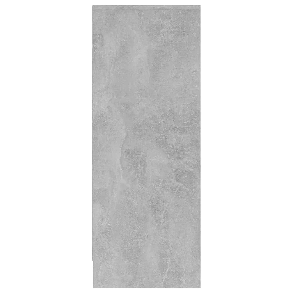 Scarpiera mobile contenitore per scarpe mobile per ingresso/corridoio/soggiorno 31,5 x 35 x 90 cm legno ingegnerizzato grigio 02_0021809