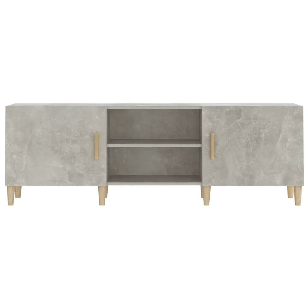 Mobile Porta TV Grigio Cemento 150x30x50cm in Legno Multistrato 812622