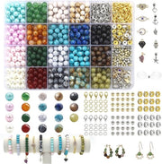 Set di perle in cristallo di rocca 8mm per gioielli DIY
