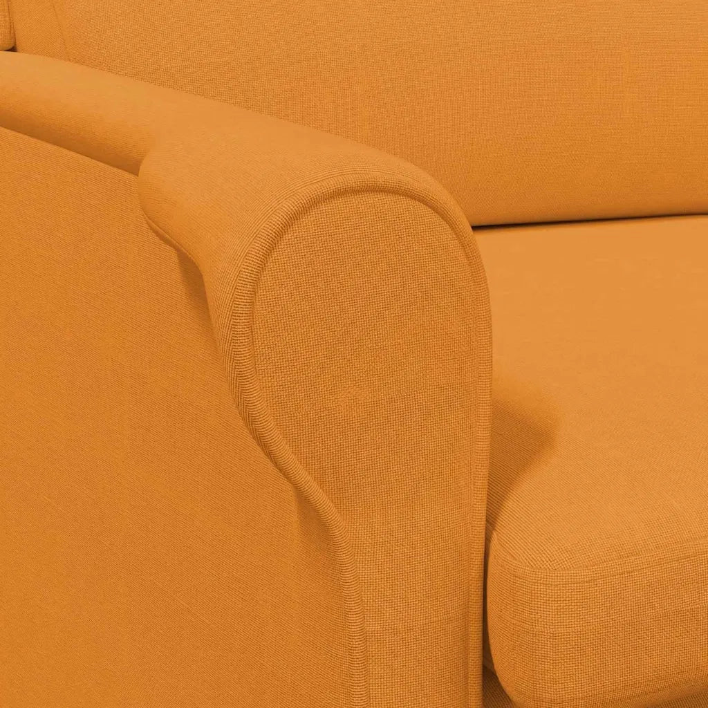 Poltrona-Divano Sedia Giallo scuro Tessuto