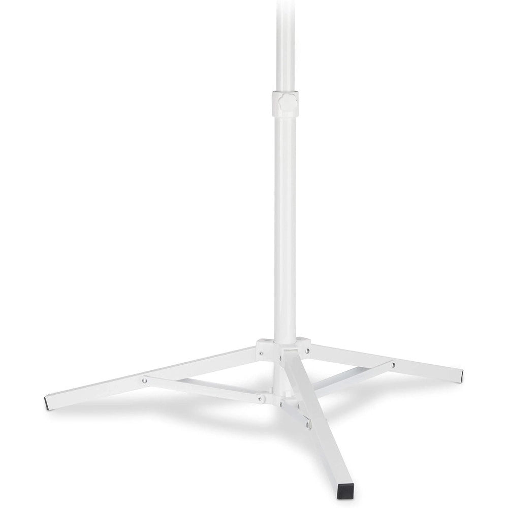 Trade Shop - Base Per Ombrellone Da Esterno Supporto Richiudibile A 3 Gambe Bianco 45x62cm 618621 -